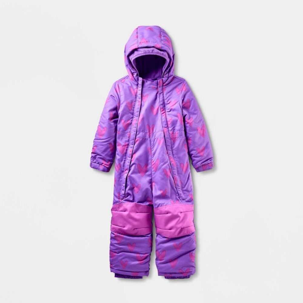 Toddler Coverall Standard Snowsuit - Cat & Jack Purple 18M